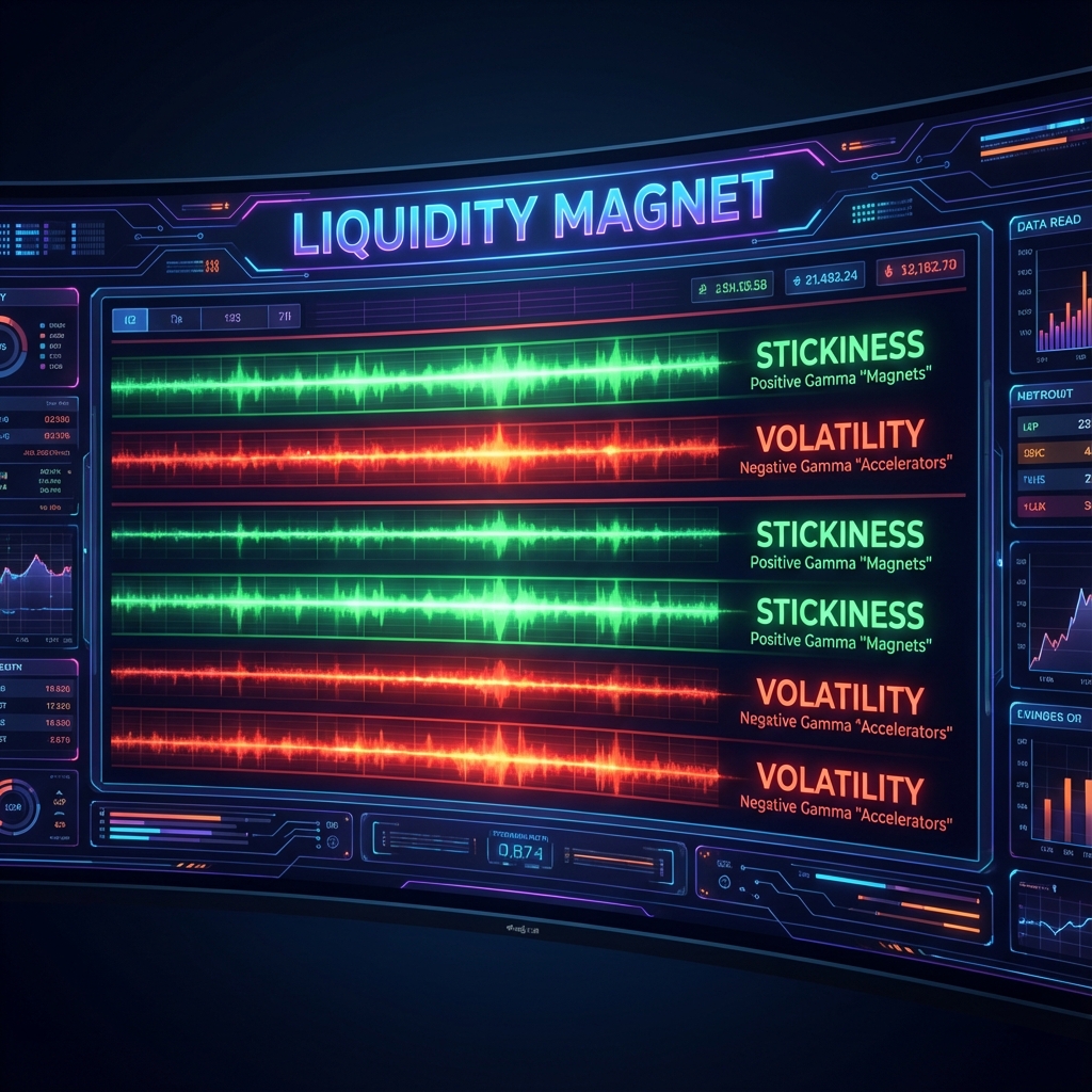 Liquidity Magnet GEX Heatmap
